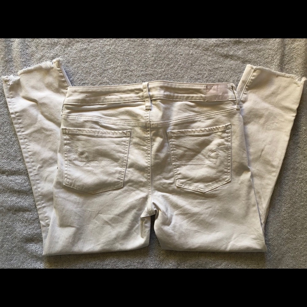 American Eagle Skinny White Jeans